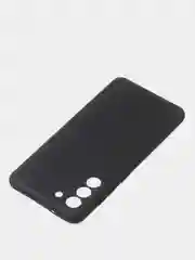 Черный чехол для Samsung S21 FE цветной матовый