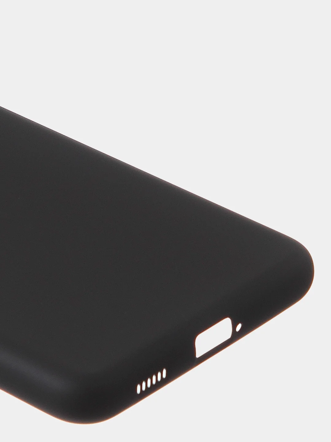 Черный чехол для Samsung S21 FE цветной матовый
