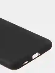 Черный чехол для Samsung S21 FE цветной матовый