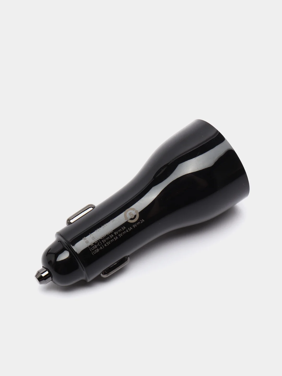 Автомобильный блок питания Xiaomi ZMI Metal Car Charger Dual Port USB/Type-C AP72 Black