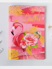 Кораллово-розовый блокнот, 32 листа