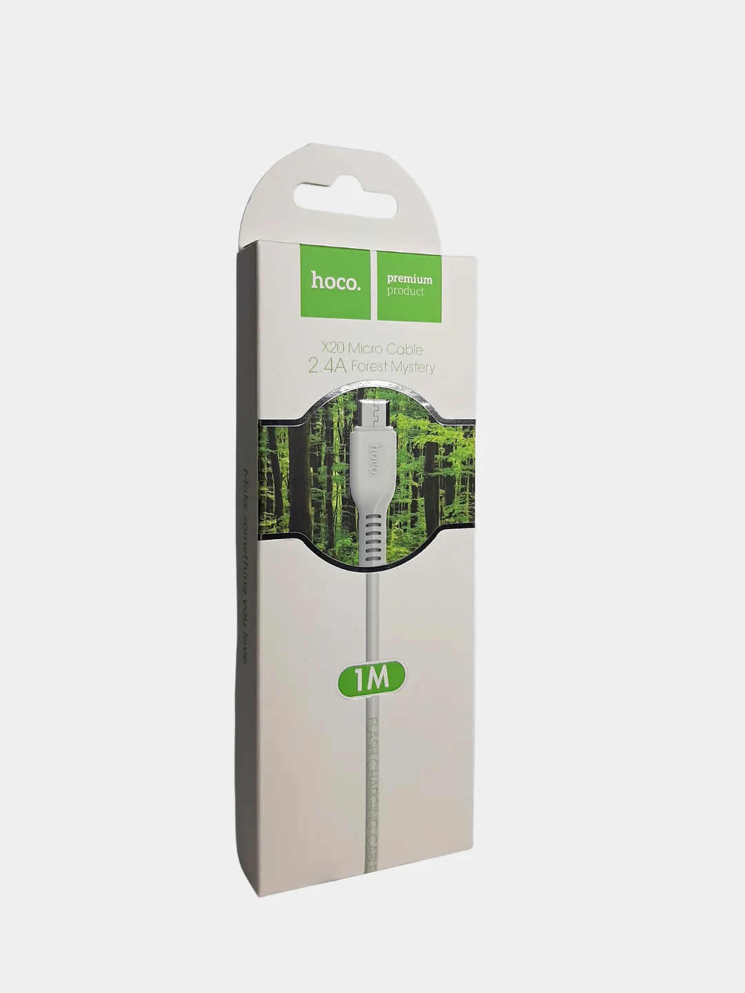 Белый кабель USB HOCO X20 для зарядки и синхронизации Micro / Type-C / Lightning