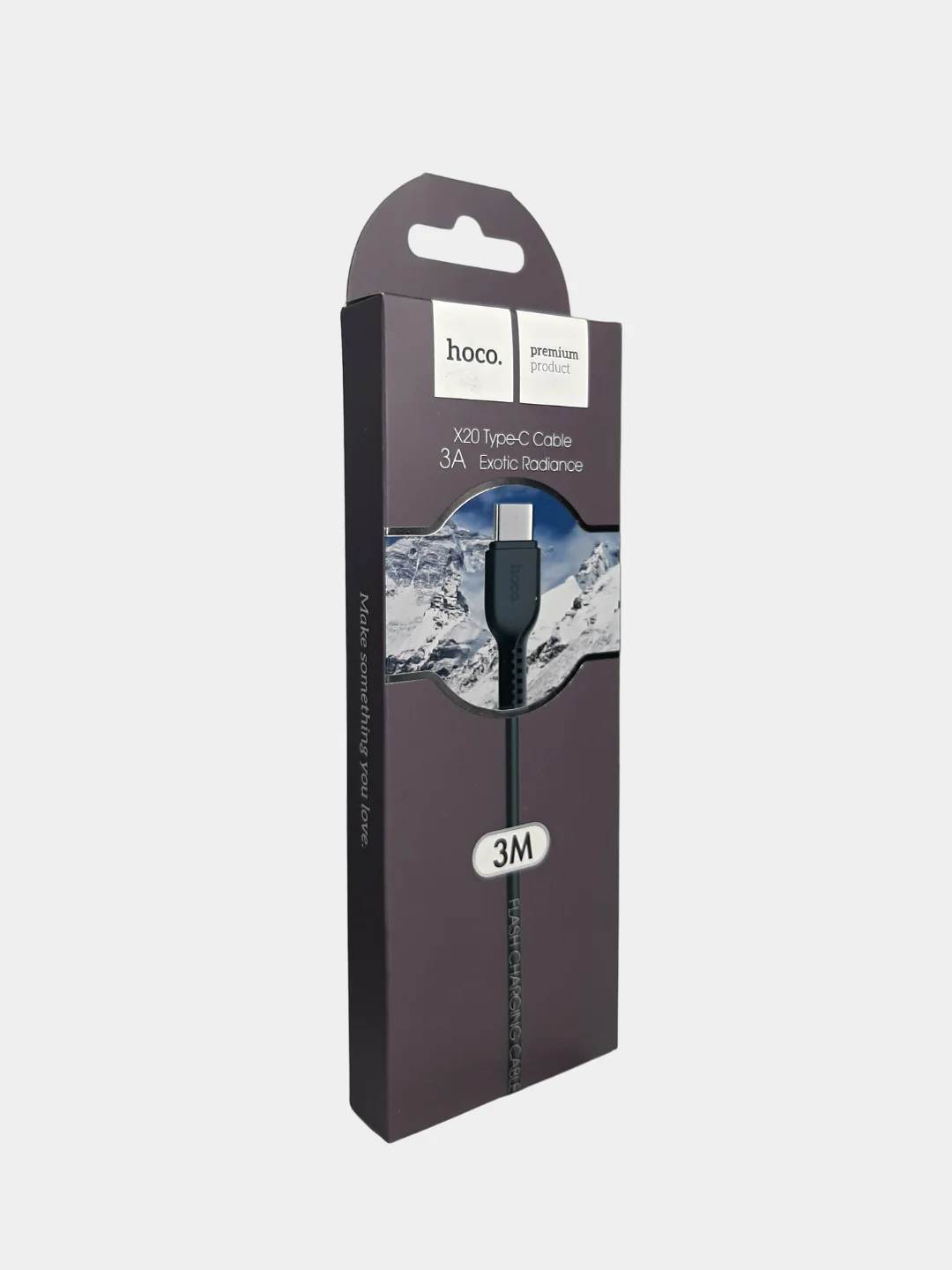 Черный кабель USB HOCO X20 для зарядки и синхронизации Micro / Type-C / Lightning