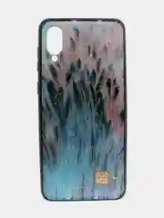 Чехол для Samsung A02 Перья павлина