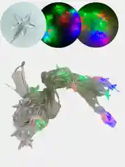 Прозрачный гирлянда "Звезда"
