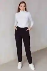 Брюки спортивные женские Modellini, черные