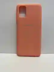 Розовый защитный силиконовый чехол для Samsung M51