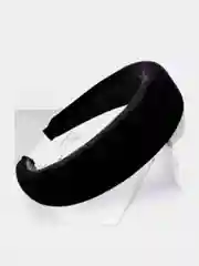 Черный бархатный ободок