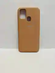 Бежевый защитный силиконовый чехол Silikone Cover  для Samsung M31