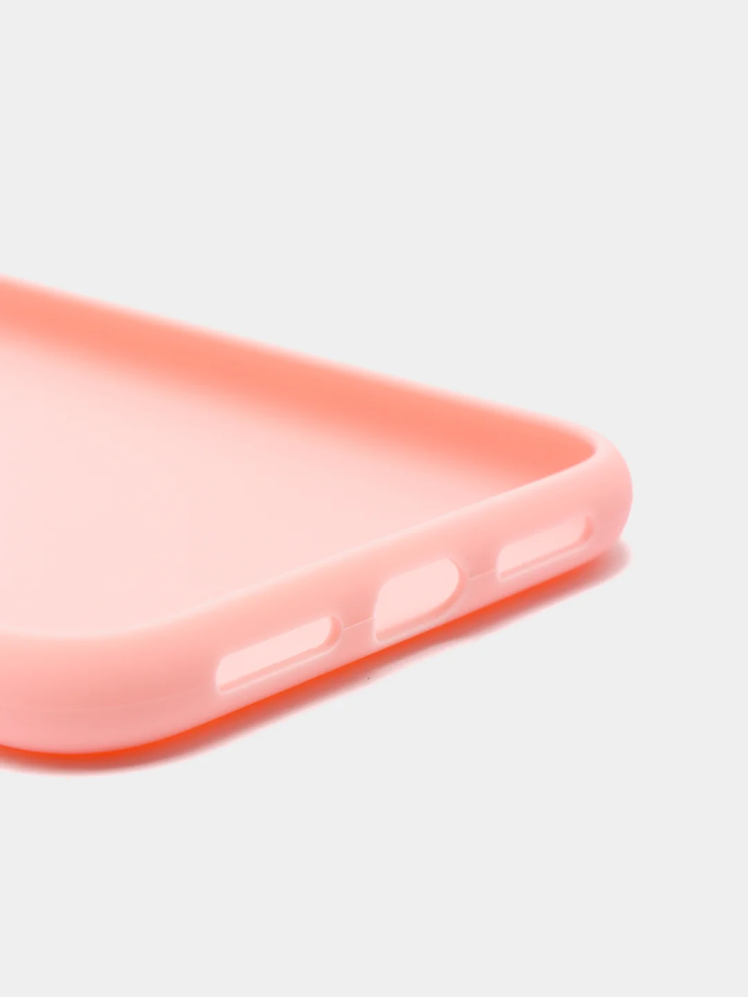 Розовый чехол силиконовый на Айфон (iPhone) 11, 14, 13, 12, XR, XS, X,6s,7, 8, SE, Pro, Max, Plus
