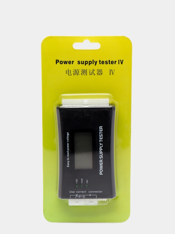 Тестер блоков питания ПК, LCD, 4/6/8/24pin/Sata, 3.3/5/12V