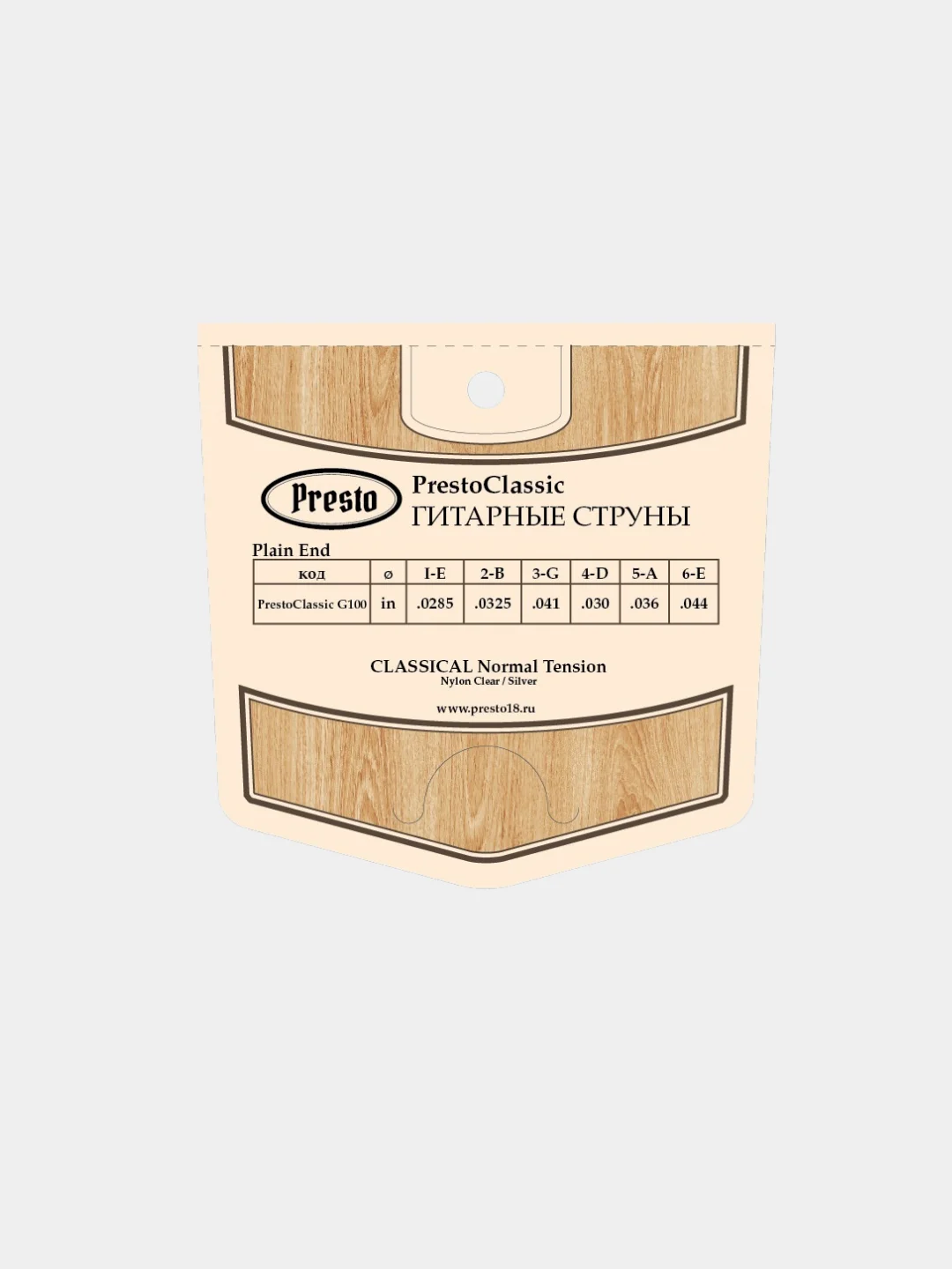 Струны Для Классической Гитары Presto Classic G02
