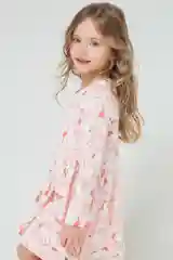 Розовый платье для девочки нарядное crockid