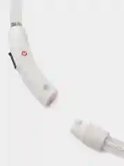 Лавандовый светящийся LED ошейник силиконовый для собак, на USB зарядке