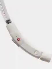 Лавандовый светящийся LED ошейник силиконовый для собак, на USB зарядке
