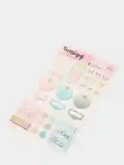 Синий меланж чипборд для скрапбукинга