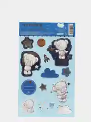 Лавандовый чипборд для скрапбукинга