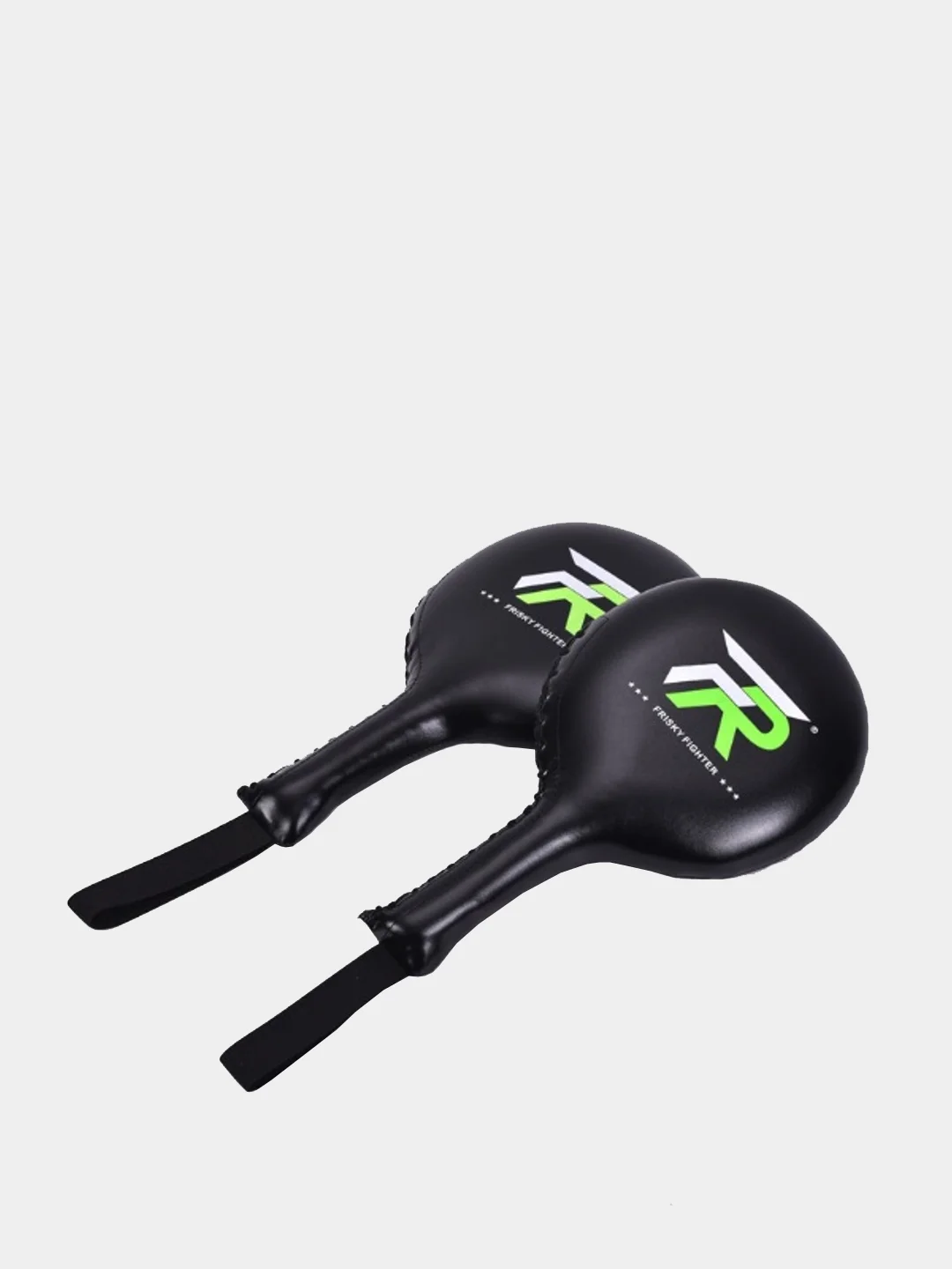 Черный лапы - ракетки FR leather paddles для тренировки ударов и защит
