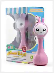 Розовый интерактивная обучающая музыкальная игрушка Умный зайка alilo R1 c распознаванием цветов