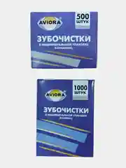 Зубочистки Aviora в индивидуальной упаковке 500 и 1000 шт