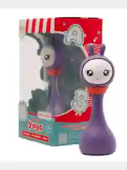 Фиолетовый интерактивная музыкальная игрушка Умный зайка alilo R1+Yoyo.Погремушка