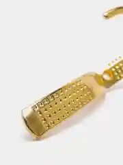 Золотой крючок мебельный 3-рожковый перфо. 5 цветов