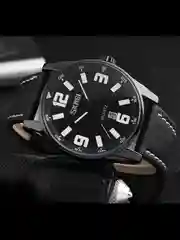 Черный часы наручные мужские Skmei 9137