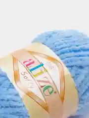 Голубой пряжа Alize Softy (Ализе Софти)