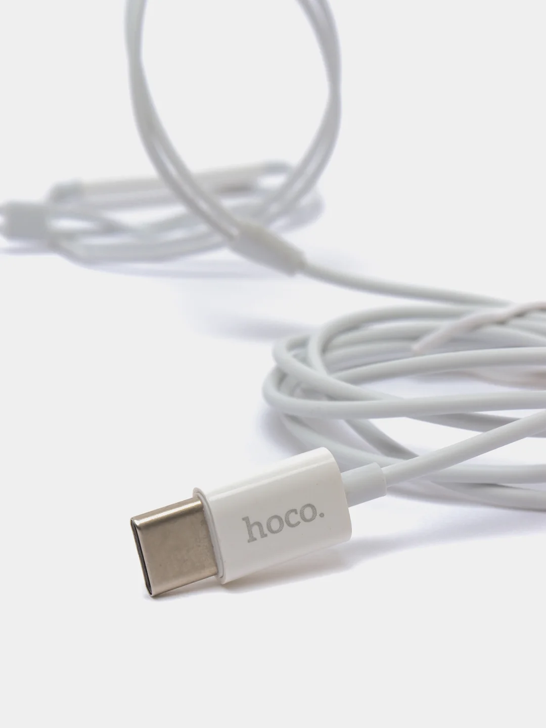 Белый наушники с микрофом вкладыши Hoco L10 Acoustic, Type-C разъём, длина 1.2 м