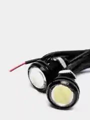 Дневные ходовые огни, LED, алюм. корп.,диам.23мм , 12V, белый, 2шт NEW GALAXY