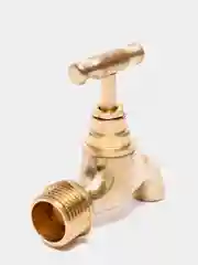 Кран водоразборный FRESSO, 1/2", ручка вентиль, латунь