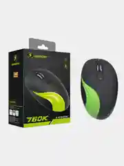 Лайм мышь беспроводная компьтерная 760К, 2.4G/2000DPI для правшей оптическая