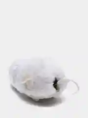 Белый мышь заводная