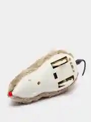 Серый мышь заводная