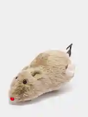 Серый мышь заводная