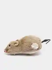 Серый мышь заводная