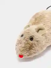 Серый мышь заводная