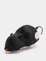 Черный мышь заводная