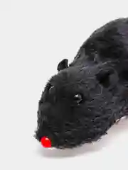 Черный мышь заводная