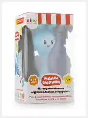 Голубой интерактивная музыкальная игрушка Малышарик Крошик alilo R1