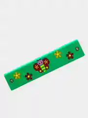 Зелёный хаки гармошка губная, деревянная игрушка