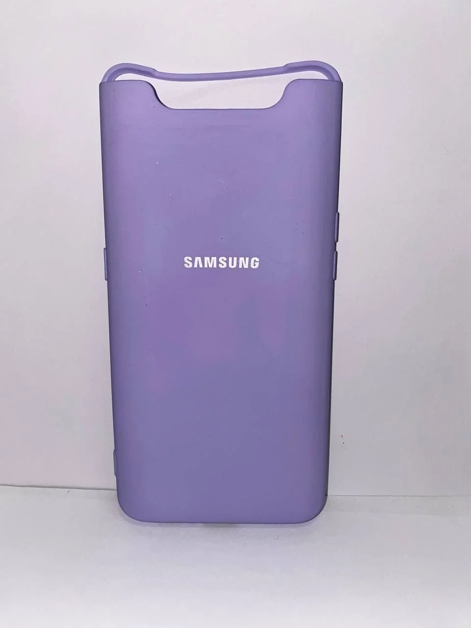 Лавандовый защитный силиконовый чехол Silikone Cover для Samsung A80