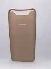 Бежевый защитный силиконовый чехол Silikone Cover для Samsung A80