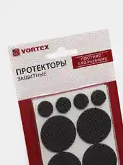 Протекторы противоскользящие, из ЕВА, D=16 мм, 16 штук, D=38 мм, 8 штук