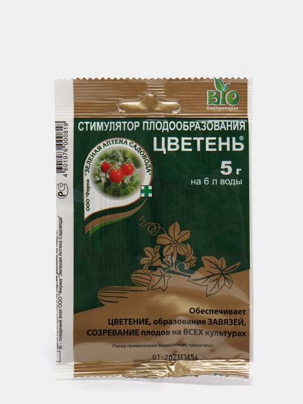 Стимулятор цветения и образования завязей "Цветень", 5 г