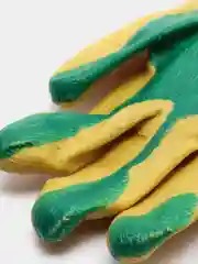 Перчатки рабочие / садовые х/б, с двойным латексным покрытием