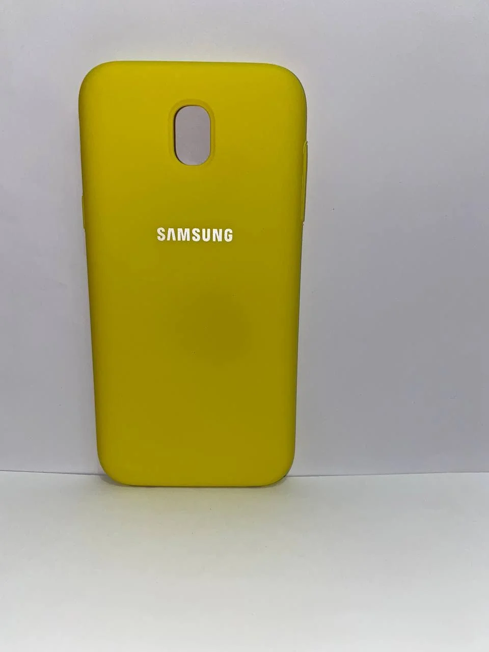 Желтый защитный силиконовый чехол Silikone Cover для Samsung J5 2017