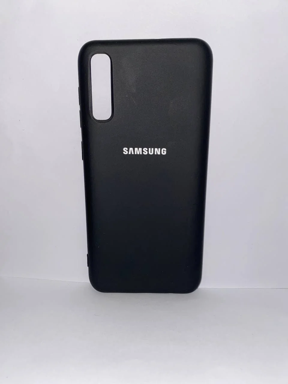 Черный защитный силиконовый чехол Silikone Cover для Samsung A50S