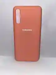 Кораллово-розовый защитный силиконовый чехол Silikone Cover для Samsung A30S