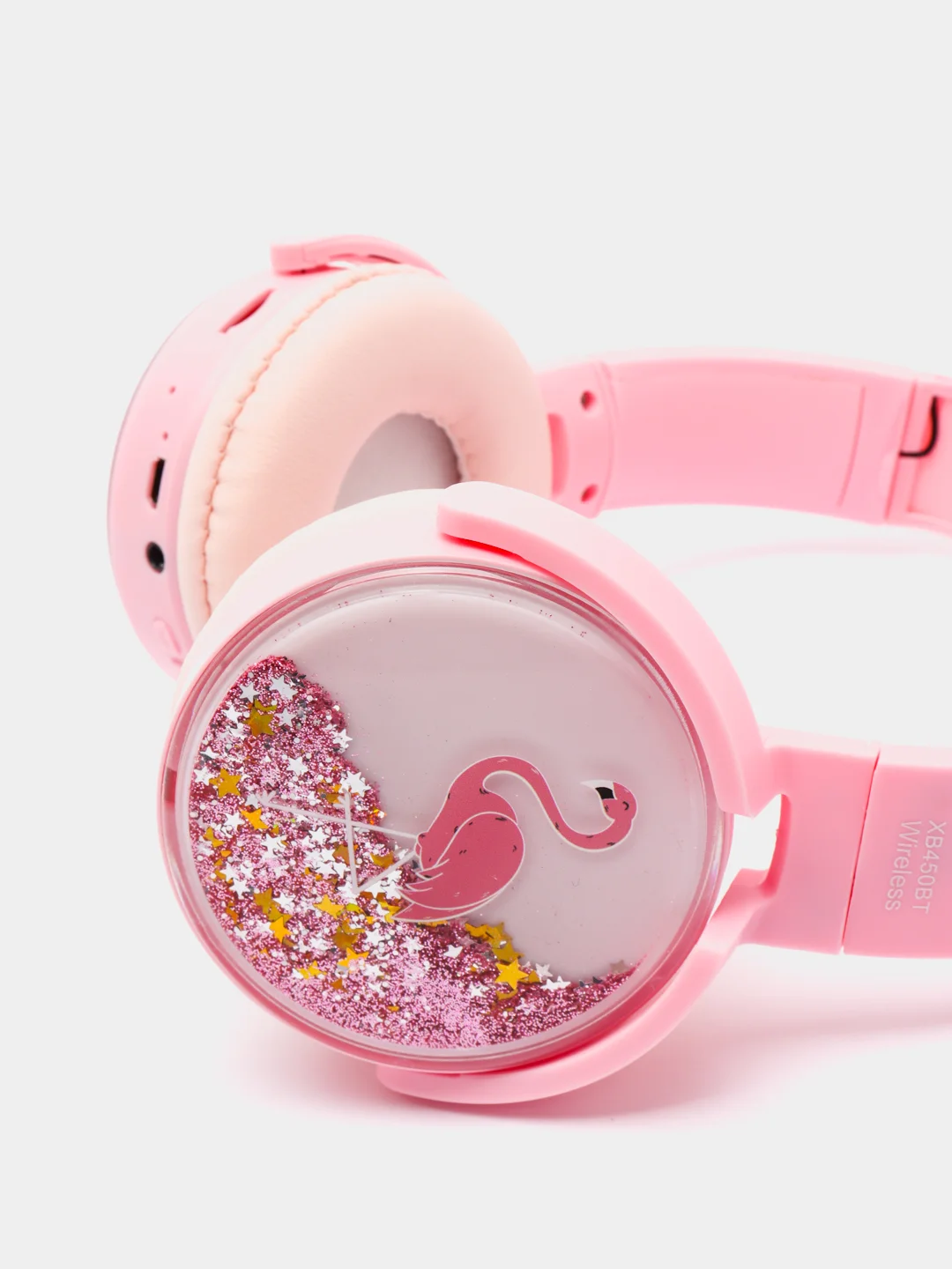 Конфетный беспроводные накладные наушники BT002 Дамбо/ Сезам/ Hello kitty/ фaламинго/ единорог